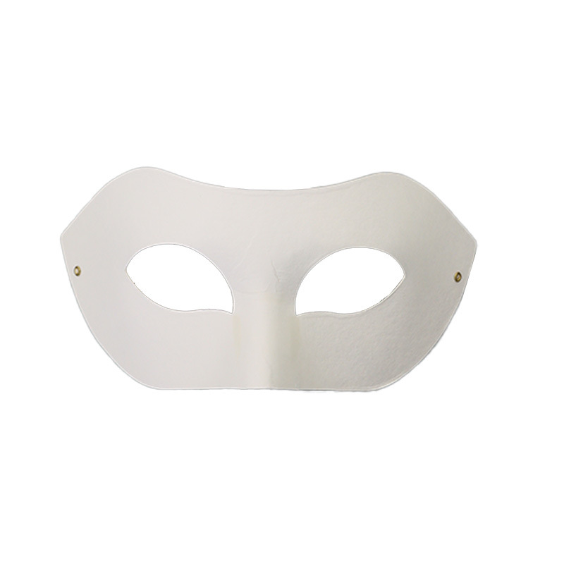 Venta directa de fábrica Amazon venta caliente bricolaje pintado a mano embrión blanco máscara de pulpa Halloween carnaval noche mascarada