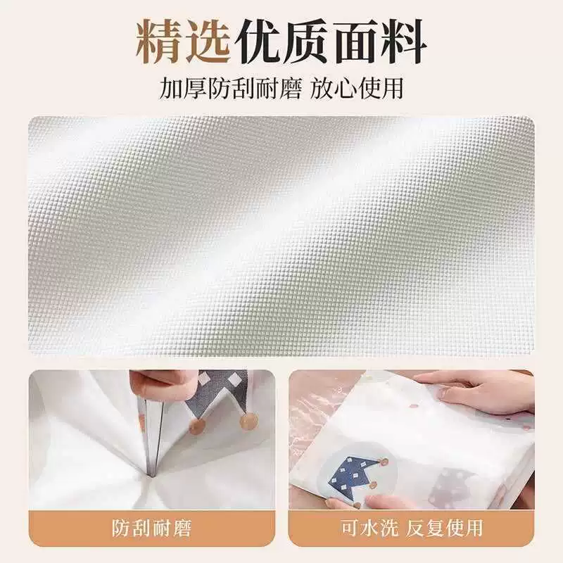 Transparent dust cover, suit, down jacket, uniform, storage bag