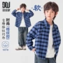 多多家儿童印花宽松衬衣