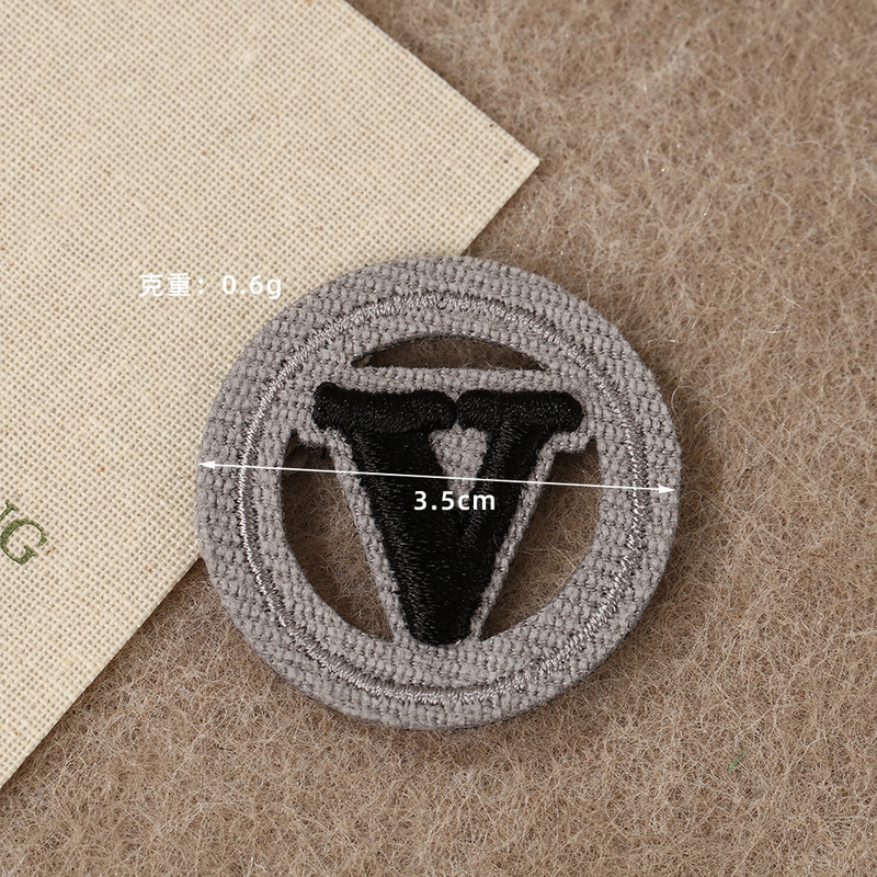 新款时尚潮流字母刺绣布贴手工DIY服装鞋帽箱包装饰补丁贴批发|undefined