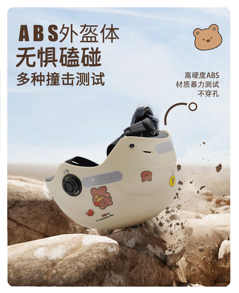 ZDK children's helmet boy 3c certification 4-15 years old electric car girl summer sunscreen small treasure children's safety helmet