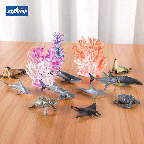 Cross-border barreled dinosaur model simulation animal new marine mini animal dinosaur boy toy wholesale