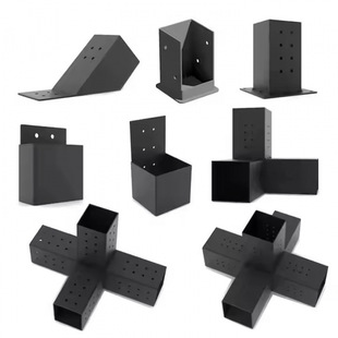 Manufacturer Supplies Grape Rack Pavilion Metal Connectors, Hot-Dip Galvanized Connectors, Wood Fixing Bases, Cross-Border Supply