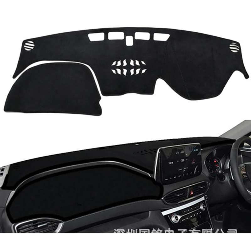 Suitable for Hyundai Santa Fe Se Sel Limited19-23 Car Dashboard Light-Proof Mat Silicone Anti-Slip