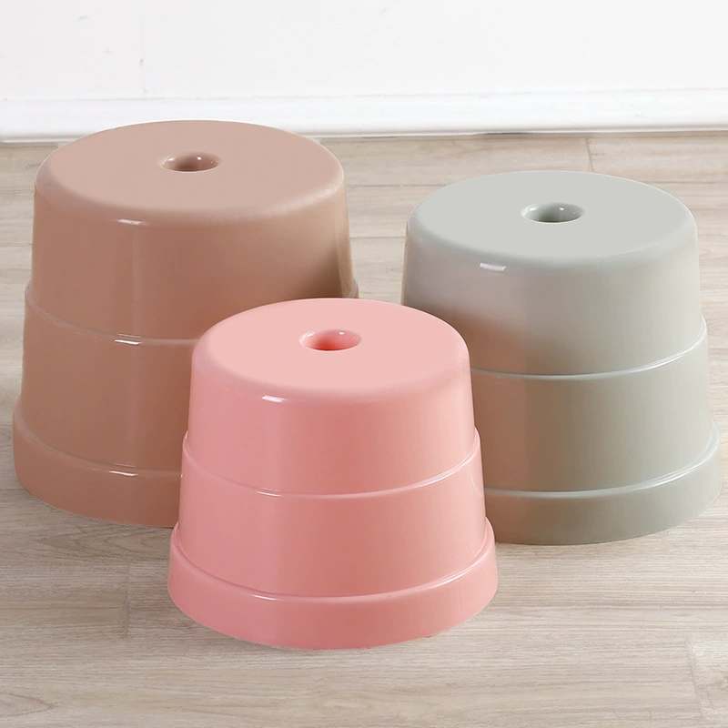 Детский табурет, пластиковый утолщенный бытовой журнальный столик, маленькая скамейка для взрослых, модный круглый табурет, табурет для смены обуви, табурет для ванны, стул, детский табурет