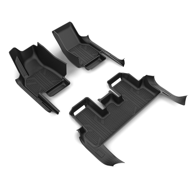 Adecuado para el nuevo modelo Y almohadilla de pie TPE completamente envolvente 5D Tesla alfombra de piso especial para automóvil nuevo antideslizante e impermeable
