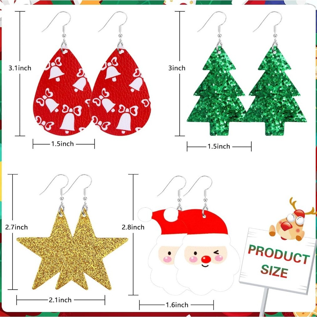 acrylic creative elegant universal earrings drop-shaped