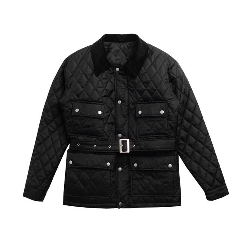 MYQ Abrigo acolchado de algodón para hombres invierno moda coreana Abrigo acolchado de algodón para hombres abrigo engrosado abrigo forrado de lana chaqueta acolchada de algodón