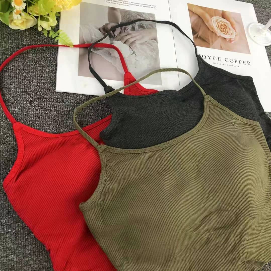 Nueva taza fija sin costuras hermosa espalda sin anillo de acero ropa interior chaleco chaleco sexy ropa interior base sostén al por mayor