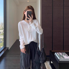AY941休闲减龄 慵懒范宽松显瘦半拉链连帽卫衣打底衫女早秋新