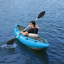 Bestway65115单人皮划艇充气船冲锋舟双人钓鱼船橡皮艇折叠独木舟