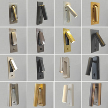 酒店嵌入式床头壁灯简约室内卧室书房内嵌主卧带开关阅读LED灯