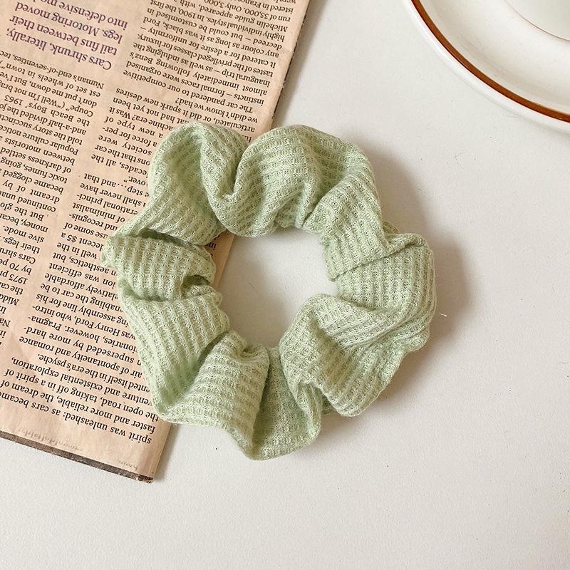 Anillo de cabello de intestino grande coreano para mujeres de alto nivel toallas cuadradas cuerdas de cabello de alta elasticidad y elásticas duraderas flojas flojas