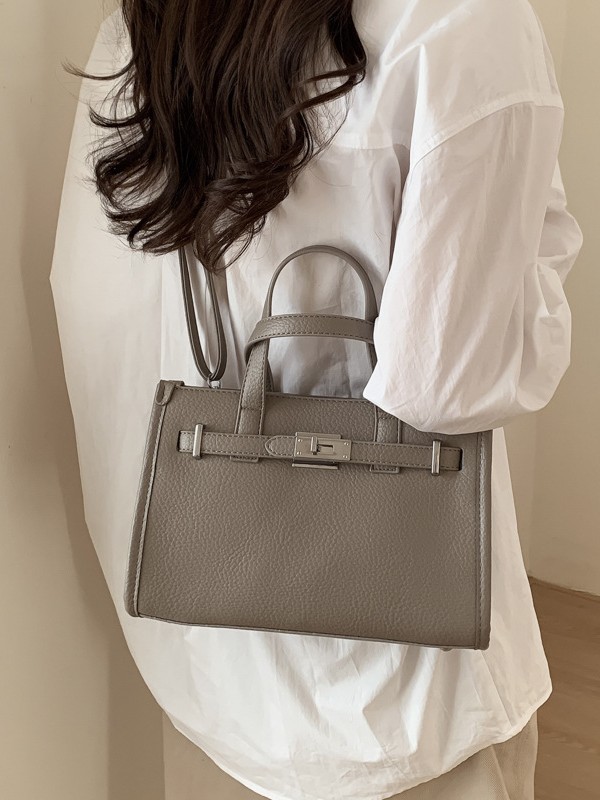 Bolso para mujeres 2026 venta transfronteriza caliente nuevo lichi estampado bolso de mano alta textura lujosa mochila de hombro