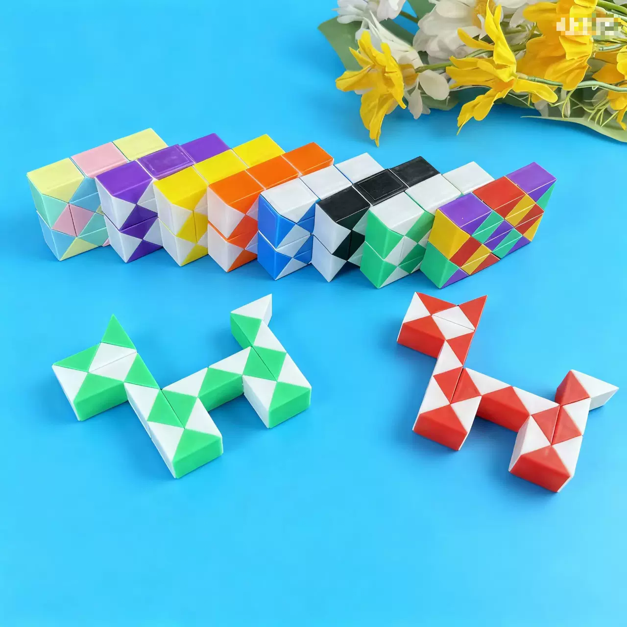 儿童智力百变魔尺折叠益智减压玩具批发2百变魔尺儿童奖励礼物