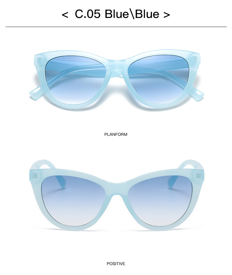 35g Weight Full Frame Glasses Structure Sunglasses Classification Ac, UV400 Protection Lens Material Cat Eye Glasses Style Outdoor, Travel Occasion Solid Color Pattern All Seasons Season Unisex Gender Retro, Classic Style Style Retro Classic Style Solid Color Ac UV400 Protection Cat Eye Full Frame Women's Sunglasses 18