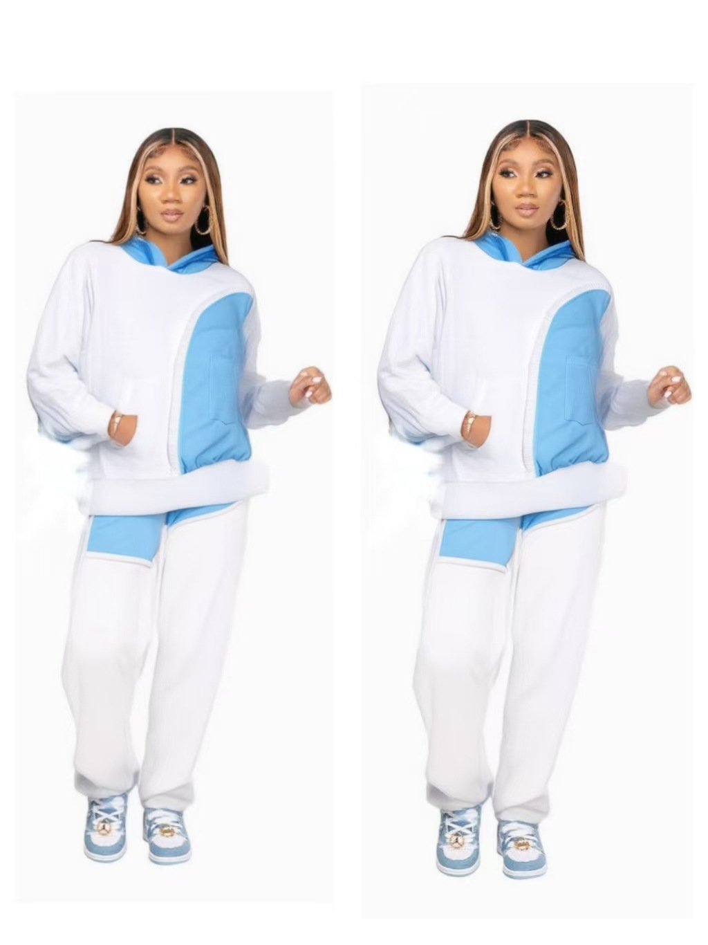 2024 European And American Cross-Border Versatile Women's Clothing Independent Fashion Casual Sports Sweatshirt_ecoleips.com