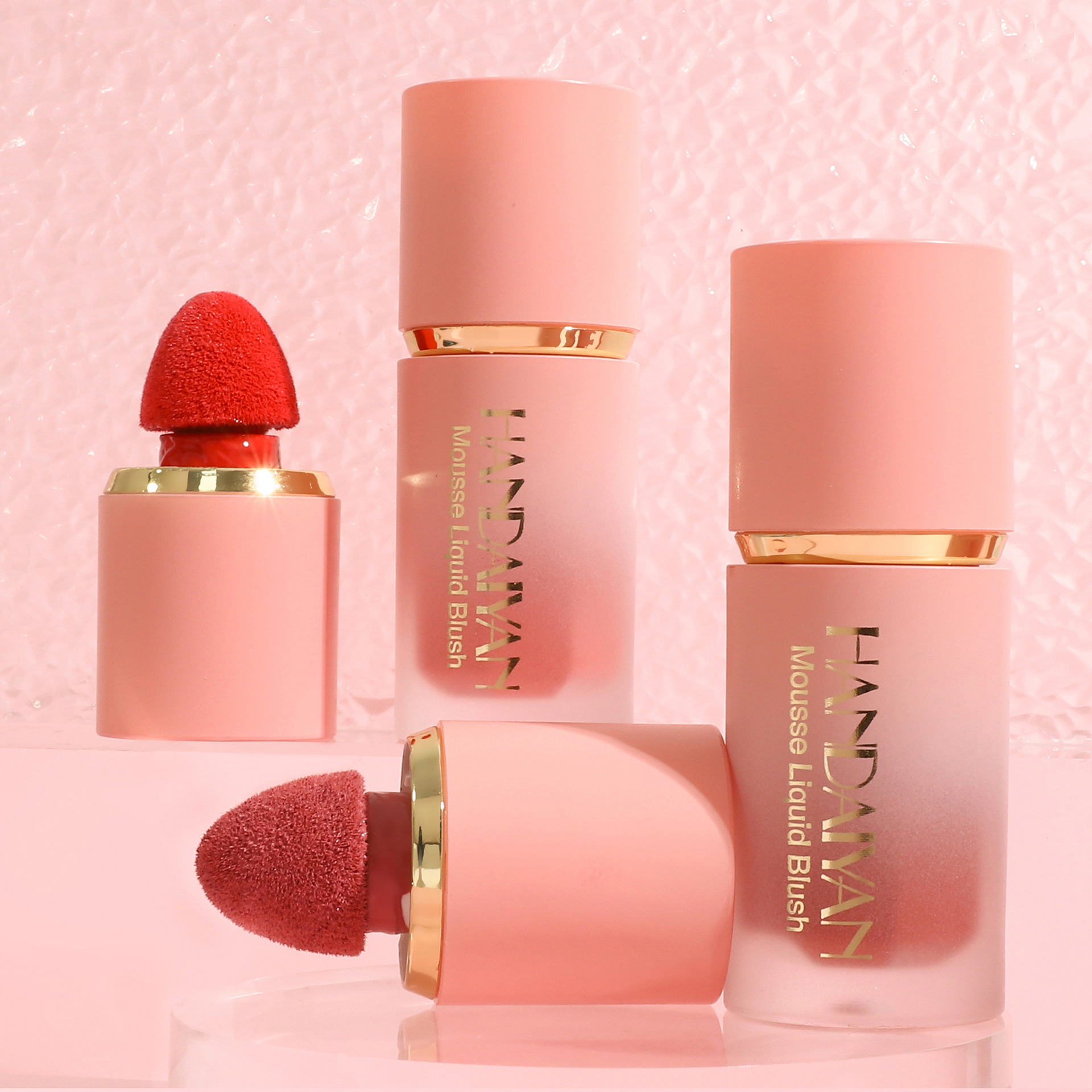 Cross-border liquid blush Contouring HANDAIYAN Natural Modification Easy to color matte Blush Liquid Blush Blush undefined