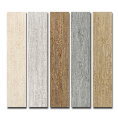 Foshan ceramic tiles living room full porcelain wood grain tiles 200*1000 floor tiles kitchen anti-slip antique imitation wood grain floor tiles