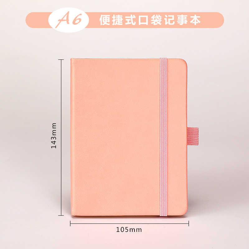 A7 pequeño cuaderno portátil libro de bolsillo A6 Bloc de notas mini bolsillo simple portátil palabra libro personalización