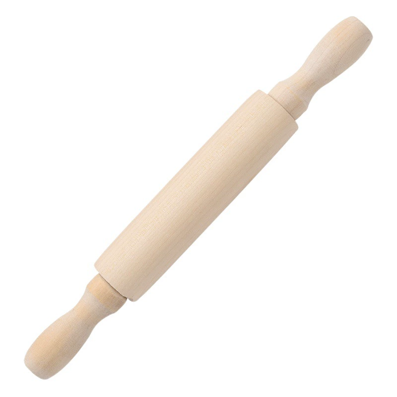 Деревянные Инструменты для выпечки Детская мини-Скалка без краски небольшой размер Палочка для прессования лапши Бытовая пельмень Роликовая Скалка