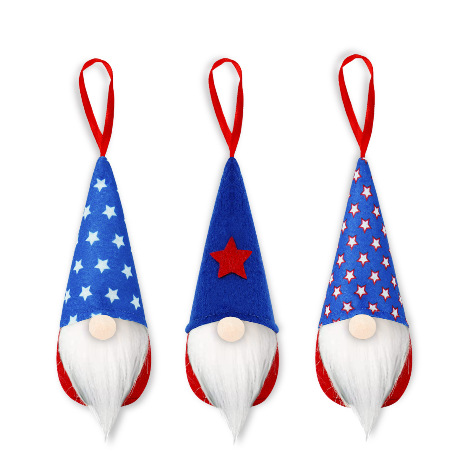 Día DE LA Independencia transfronteriza muñeca sin rostro pieza colgante Día Nacional Americano enano suelo fino muñeca sin rostro pequeño colgante