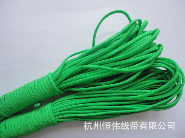 7芯4mm伞绳户外多功能登山伞兵牵引绳逃生救生装备安全绳31米伞绳