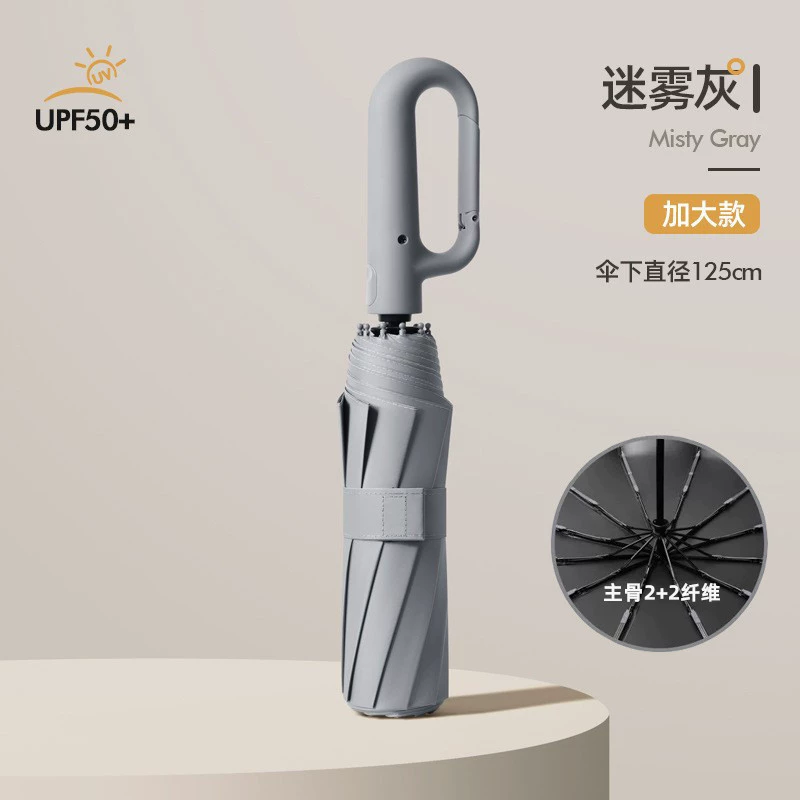 Automatic Big Handheld Umbrella, Thickened Canopy, 21/23/27-inch Options