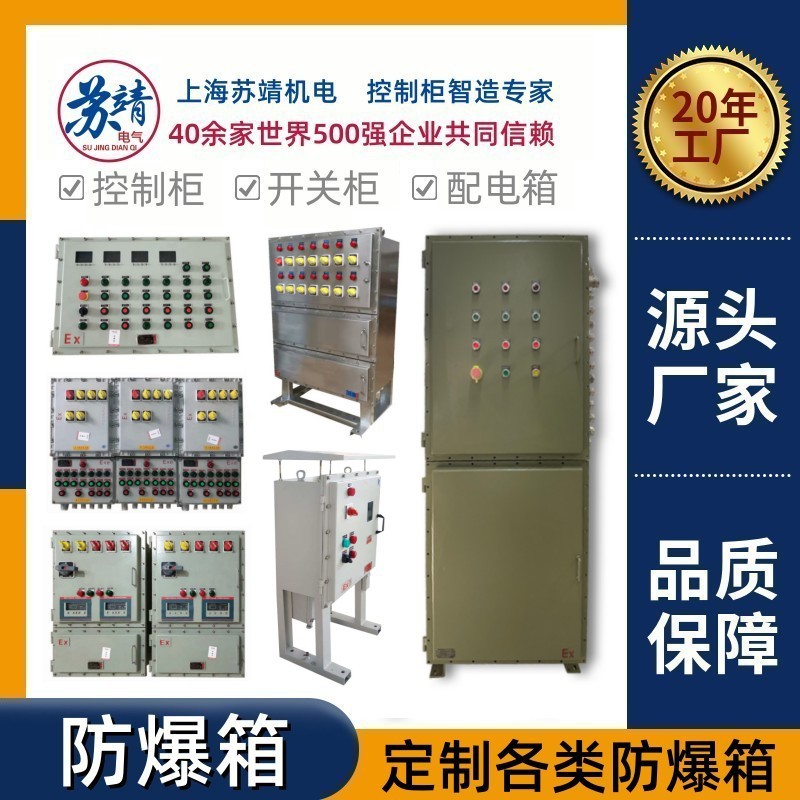 电气防爆箱IIBT4-IICT6氮气氢气半导体实验室不锈钢就地控制柜