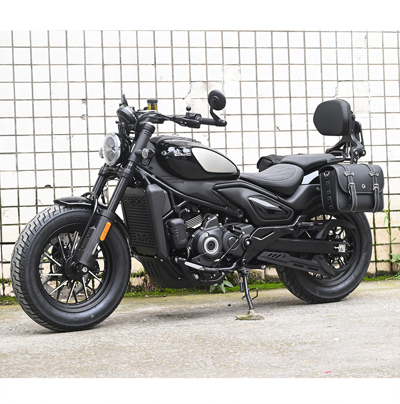 Suitable for Chunfeng 550Clc Folding Backrest, Driver's Backrest, Passenger Backrest, Telescopic Motorcycle Lumbar Backrest Chair