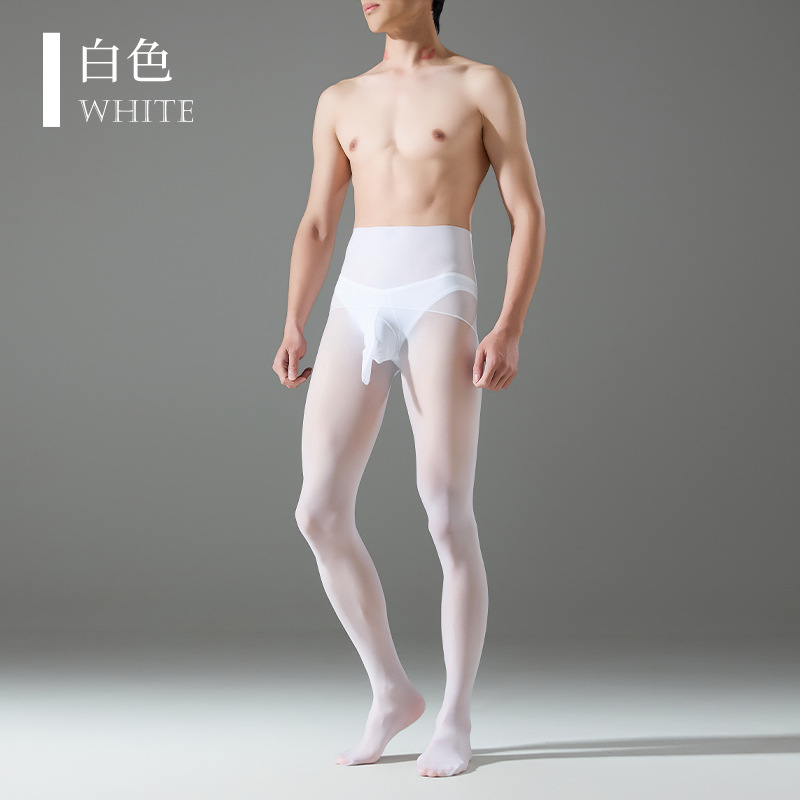 화이트 [더블 레이어 글로시 하이웨이스트]