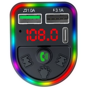 Yeni F21 Gərginlik Aşkarlama Avtomobil MP3 Bluetooth Player USB Sürətli Doldurma FM Verici