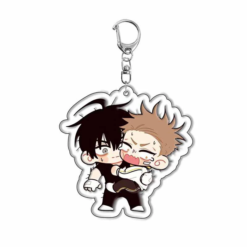 [Scrolls] Curse Han Man Pig Pig Sinicized Acrylic Key Buckle Trade Game Peripheral Cross -border