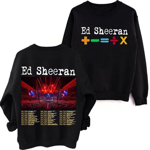 ���羳�W�a��Ed Sheeran 2024 tour sweatshirt Harajuku round