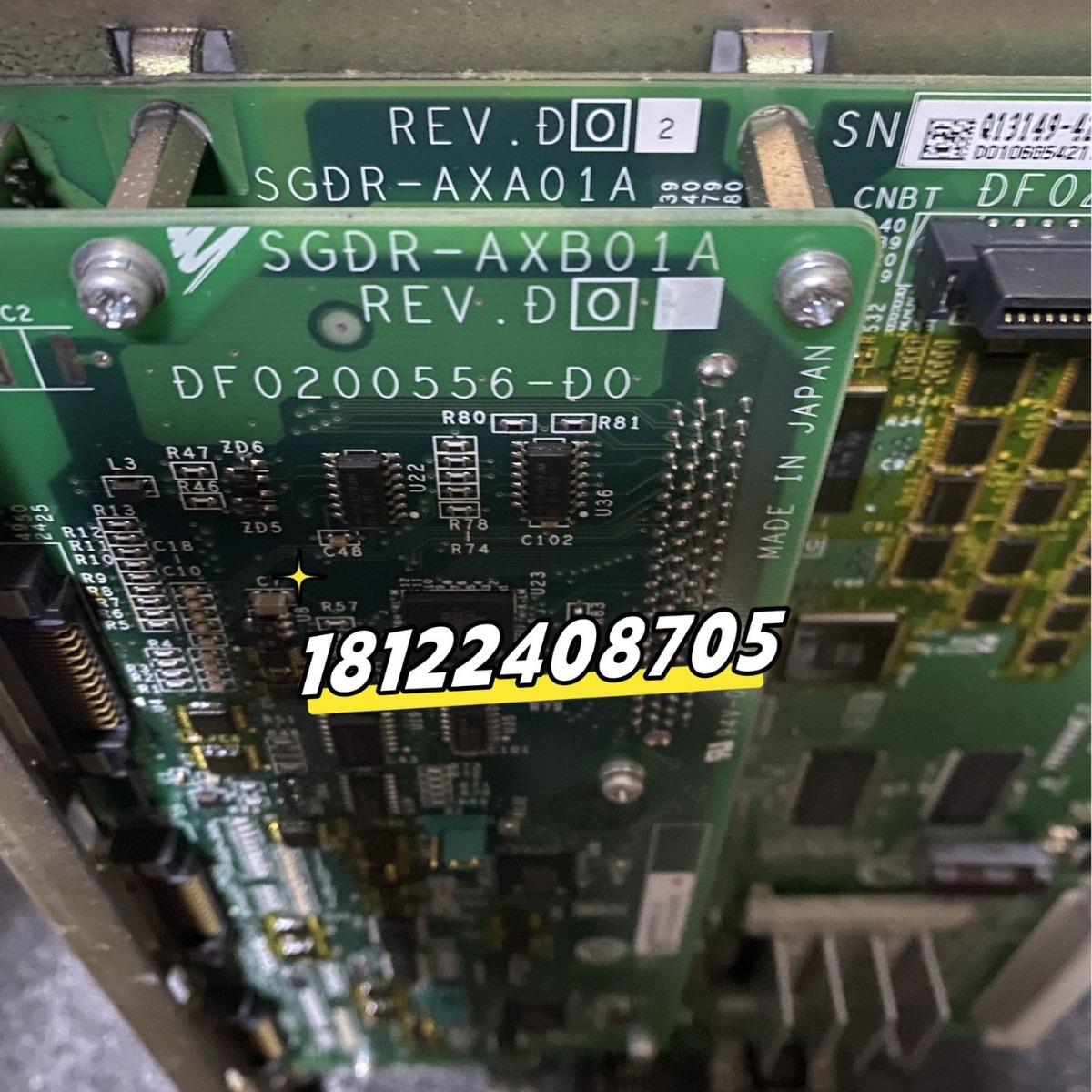 NX100机器人外部轴基板 SGDR-AXB01A维修议价