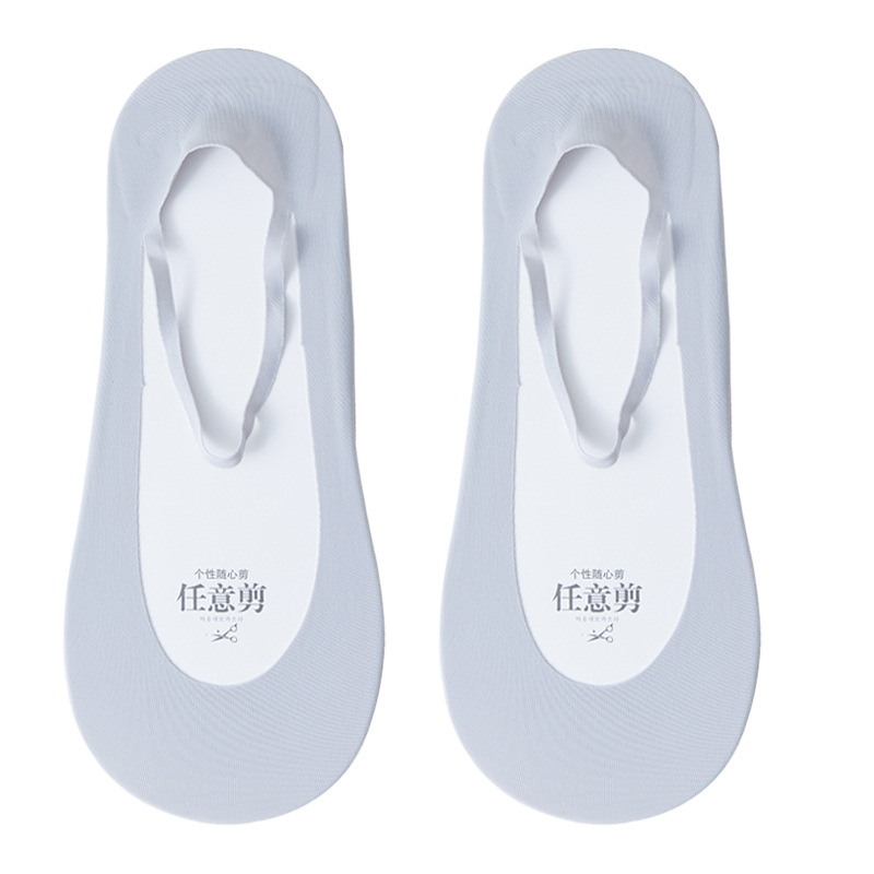 Calcetines de seda de hielo para niños de verano delgados no caen calcetines de barco absorción de sudor antiolor fondo de algodón calcetines superficiales Zhuhai al por mayor