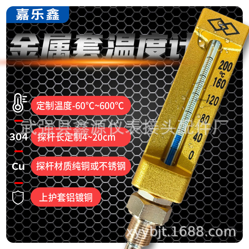 船用V型温度计SIKA174B175B271B272B292B291B蓝水水银玻璃温度计