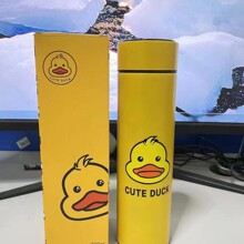 保温杯转印膜 不锈钢喷漆花膜 热转印膜 小黄鸭保温杯膜