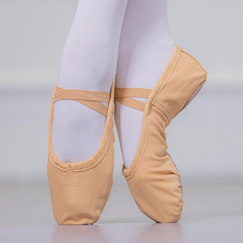 Zapatos de baile para niños sin cordones zapatos de baile para adultos de ballet de fondo suave para interiores práctica de baile zapatos de yoga zapatos de garra de gato para mujeres