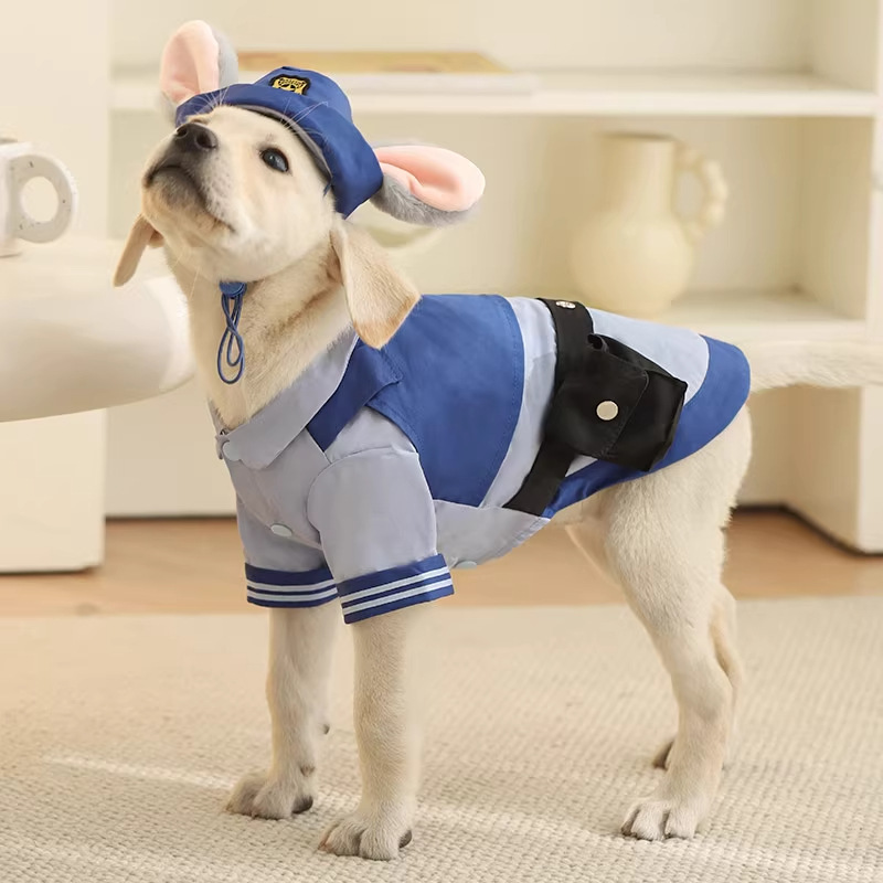 Disney Mad Animal City serie de ropa de gato Judy sombrero cos traje traje traje de perro traje de mascota