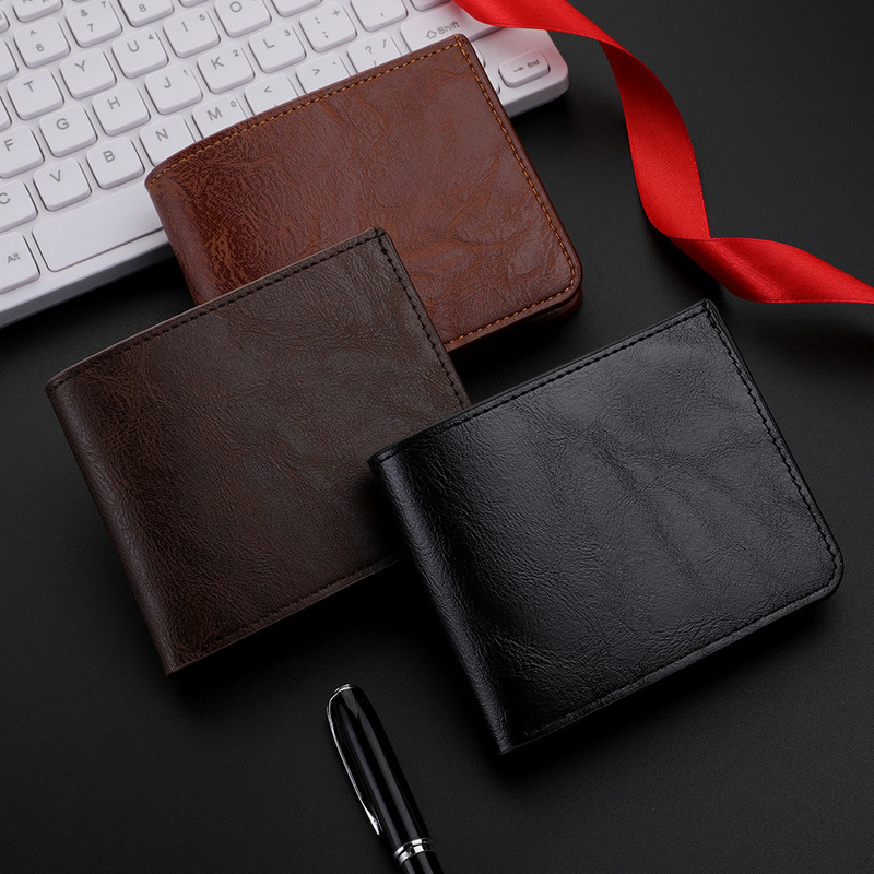 Men's High-end Wallet for Driver's License Leather Short Wallet Cross-border Men's Wallet Men's Wallet Men's High-end Wallet for Driver's License Leather Short Wallet Cross-border Men's Wallet Men's Wallet