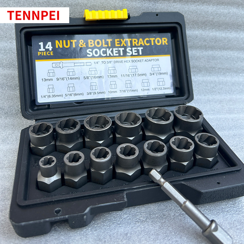 Manga reversa del diente 14-piece (lote eléctrico)