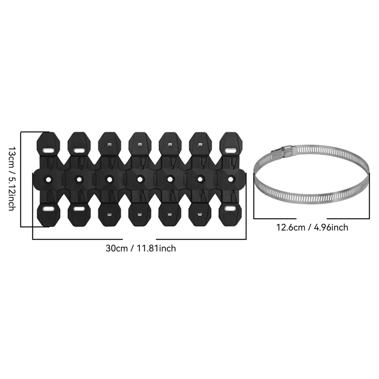 Motorcycle exhaust pipe heat shield, off-road vehicle parts, rubber anti-scald protective cover, silicone protective cover for exhaust pipe