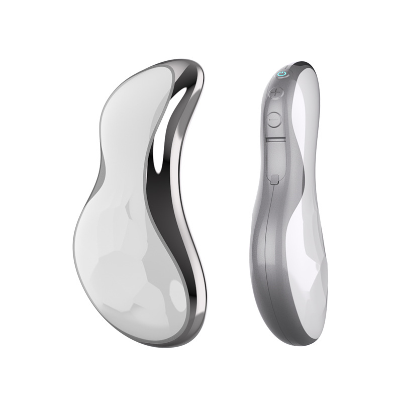 Nueva tabla de raspado eléctrica EMS, dispositivo de raspado para drenaje linfático facial, dispositivo de belleza con microcorriente y calor para el rostro en forma de V