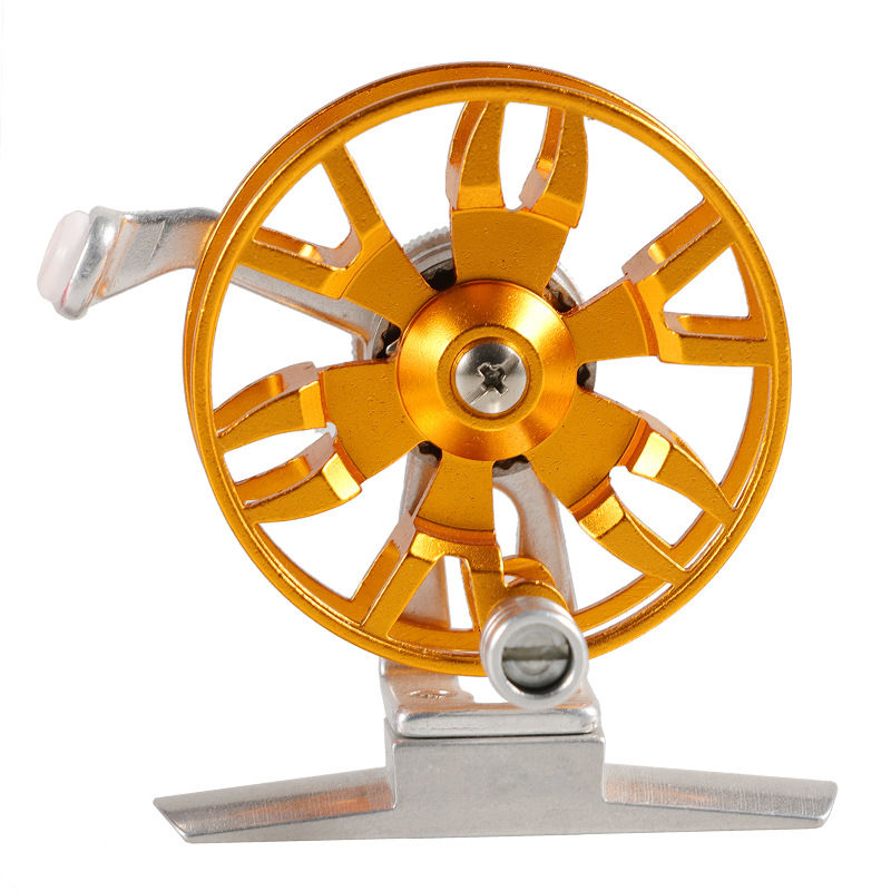Yongshun artes de pesca de metal completo válvula de rueda delantera rueda de metal carrete de pesca suministros de pesca equipo de pesca