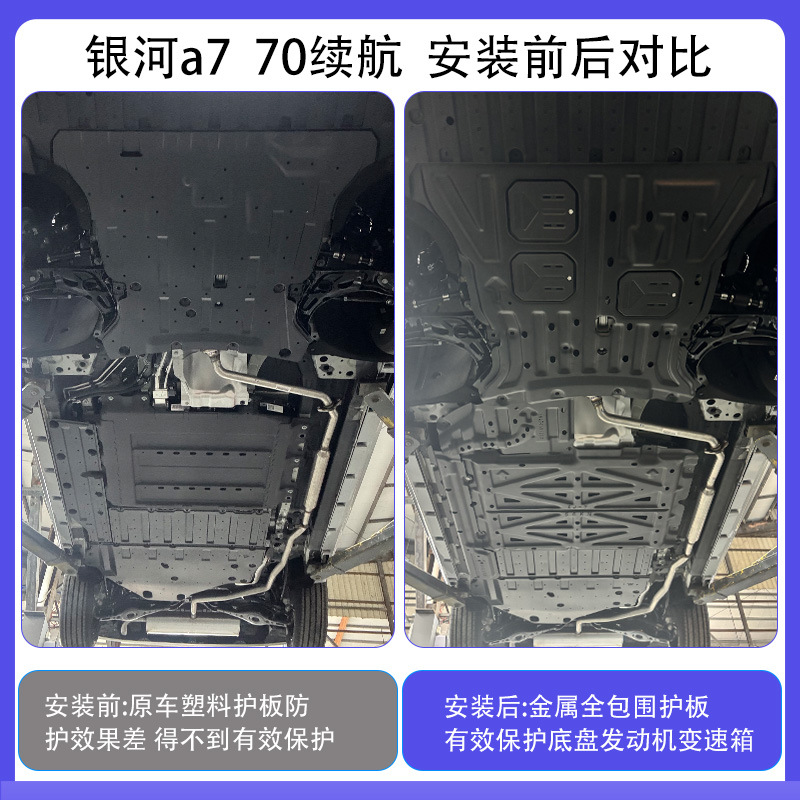 Geely Galaxy A7 Chassis Guard, Engine Lower Guard, Battery Motor Protection, Original All-Inclusive Modification Accessories