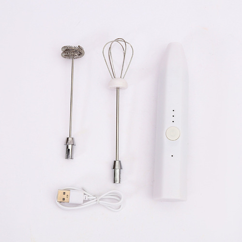 Home Kitchen Egg Coffee Milk Tea Rotary Blender Household Multifunctional Electric Handheld Blender Wholesale