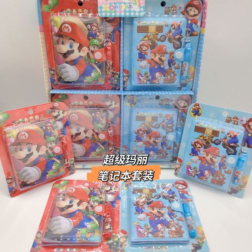 Manufacturer wholesale notebook new Mario notebook notepad portable small cute portable notepad