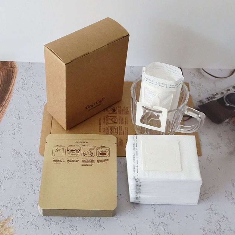 Подвесной мешок для фильтра для кофе, подвесной бумажный мешок для фильтра для кофе, подвесной мешок для упаковки ушей, мешок из крафт-бумаги, сумка из алюминиевой фольги, внешняя упаковочная коробка