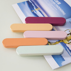 Wholesale tinplate eyelash tweezers storage box tweezers box grafted eyelashes tool bag clip flip iron box